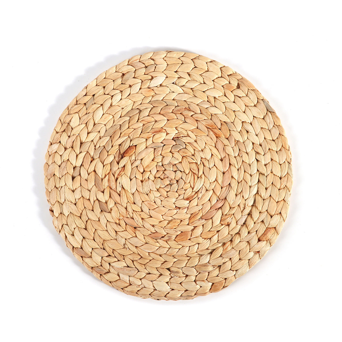 Round Water Hyacinth Woven Placemat, 33 cm